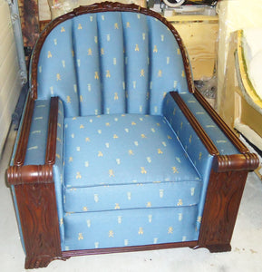 Reupholstered Arm Chair